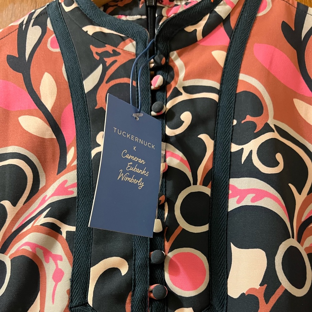 Tuckernuck Dress Cameran Eubanks Wimberly Magnolia Chintz Indre Mini Sz L - Picture 10 of 14